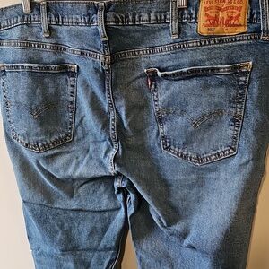 Levi's 502 Relaxed Fit 46x32 Denim Jeans - Classic Blue